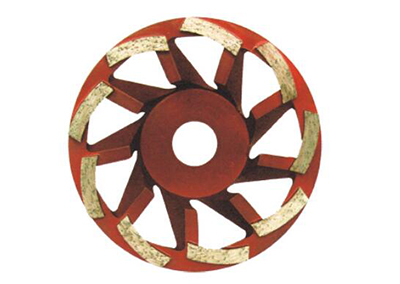 Diamond cup wheel-whirlwind type