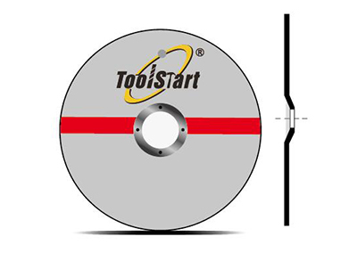 Special disc for aluminum and non ferrous metals grinding