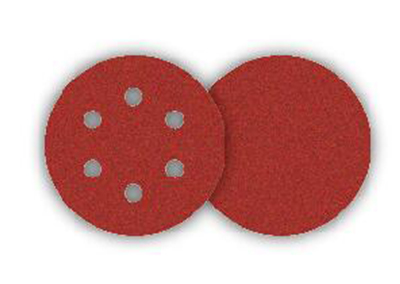Velcro Sanding disc red aluminium oxide